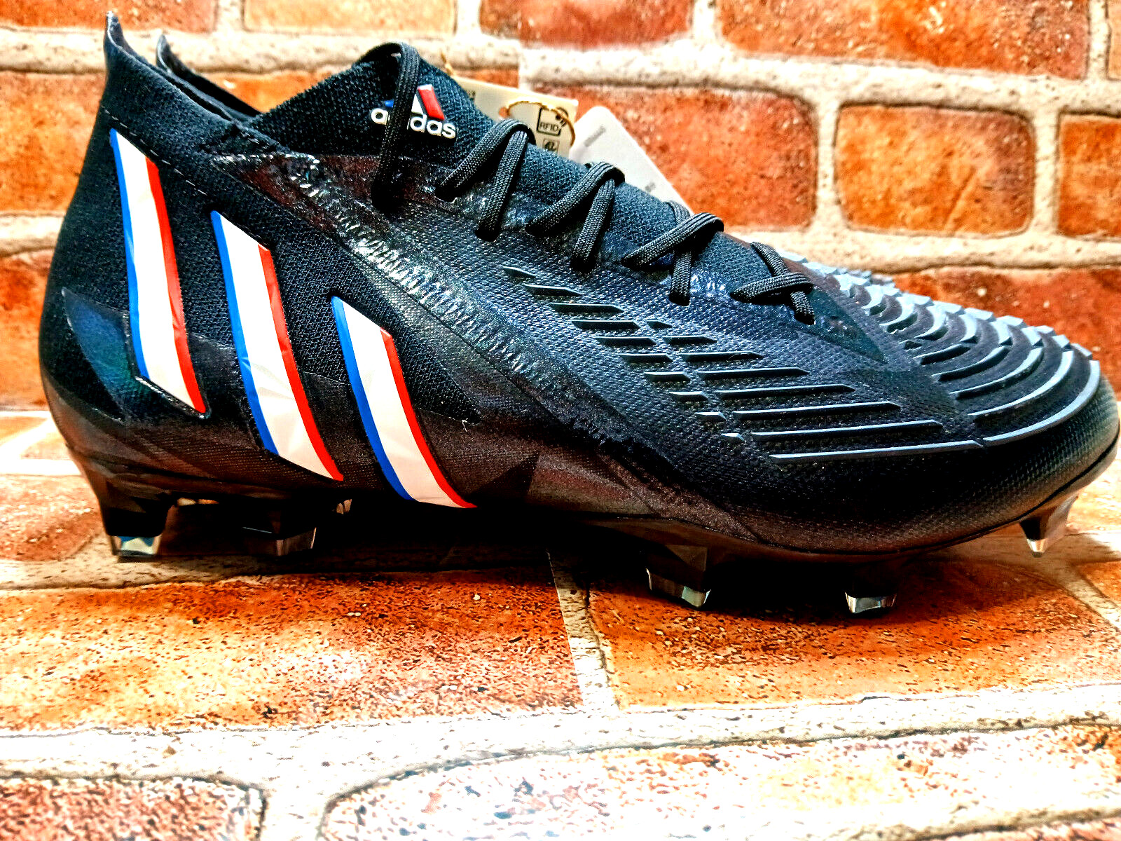 Adidas Predator Edge.1 + Firm Ground Soccer Cleats HO2935 Men's Size 6.5