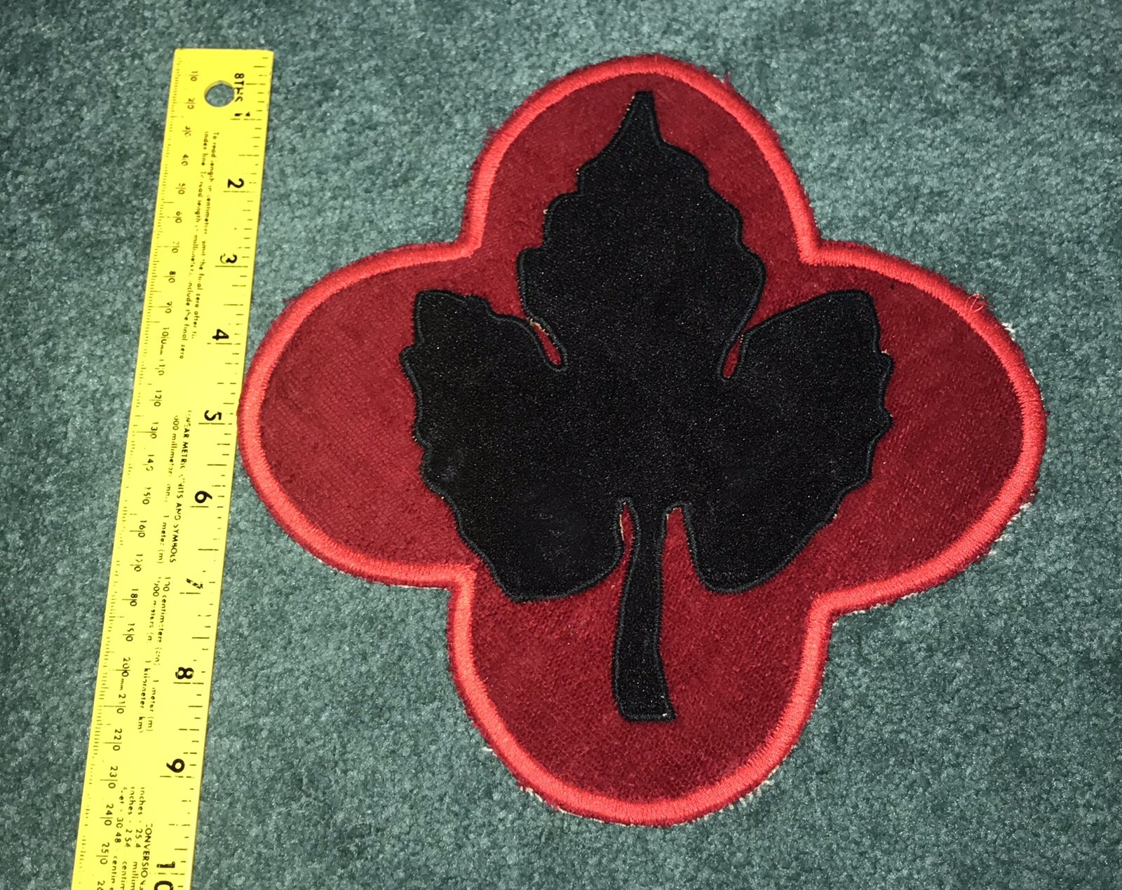 Large Reproduction WWII 43rd Infantry Division Veterans Jacket Or Blanket Patch