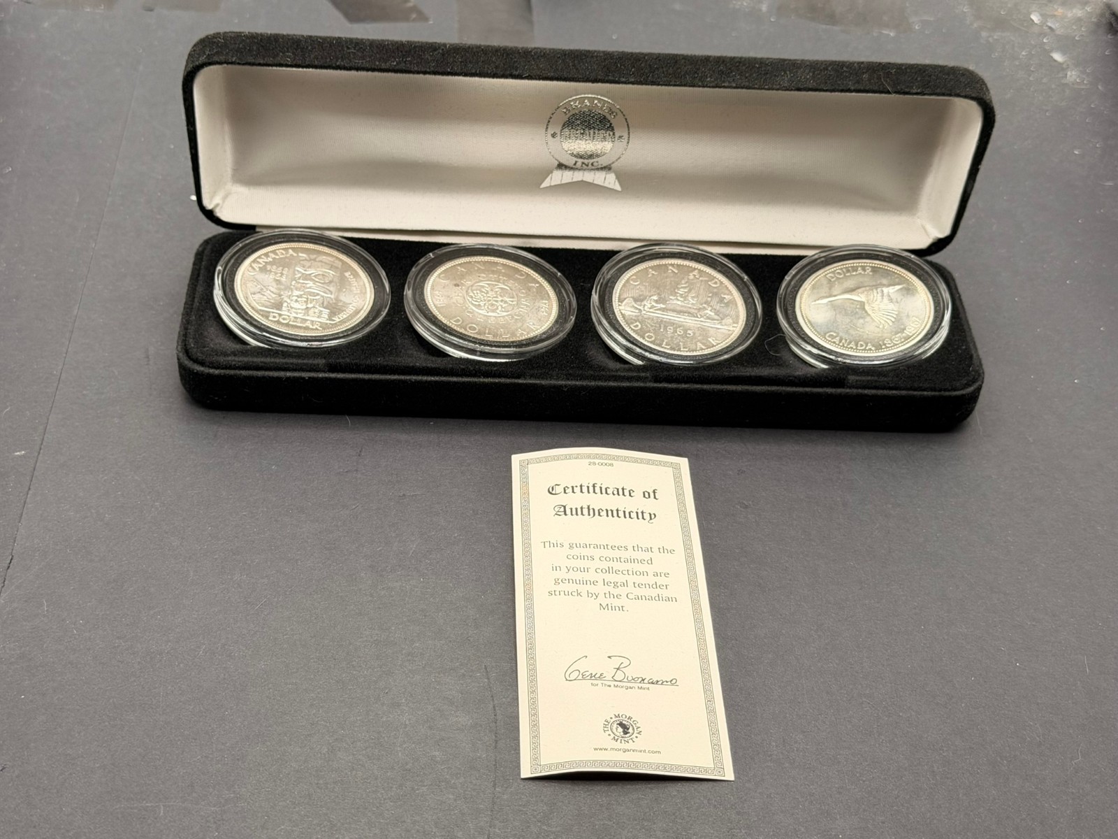 1958-1967 Canadian Silver Dollar Collection Morgan Mint