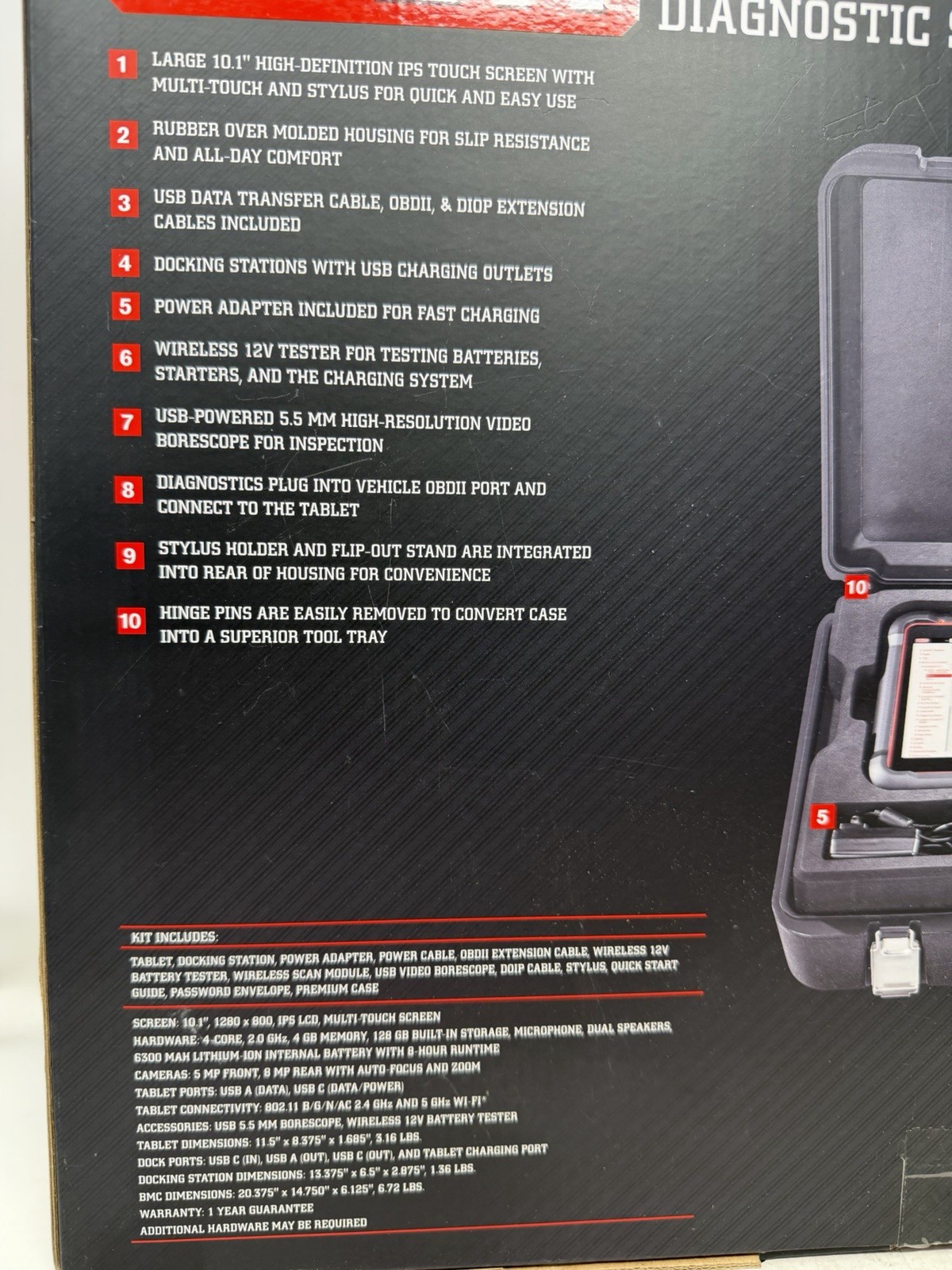ICON T10 Professional Comprehensive Diagnostic Scanner MRDS-T10
