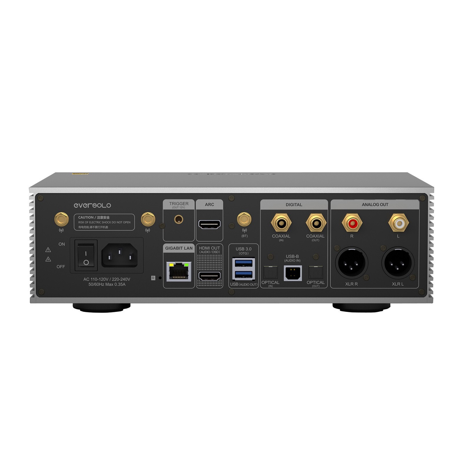 EverSolo DMP-A6 Master Edition Gen2 Network Streamer & DAC - Silver