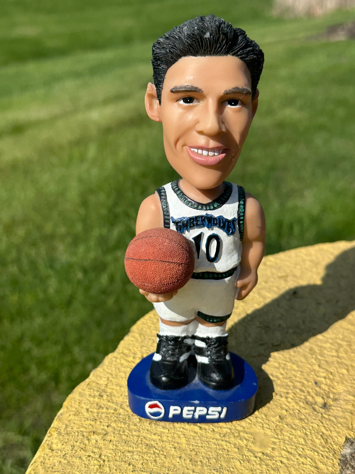 Wally Szczerbiak White 10 Minnesota Timberwolves NBA Basketball Bobblehead Pepsi