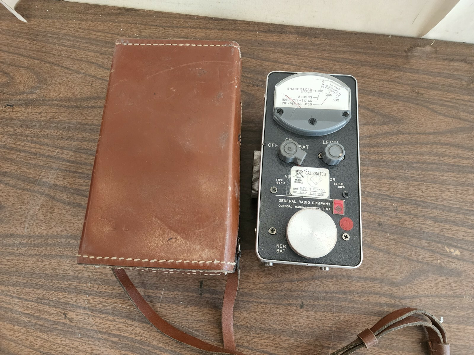 General Radio GR 1557-A/1557A Vibration Calibrator Untested