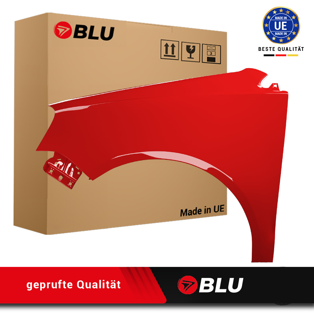 Fender For VW Polo 9N3 IV 4 Lift LP3G Left Red 05-09 Front Painted New