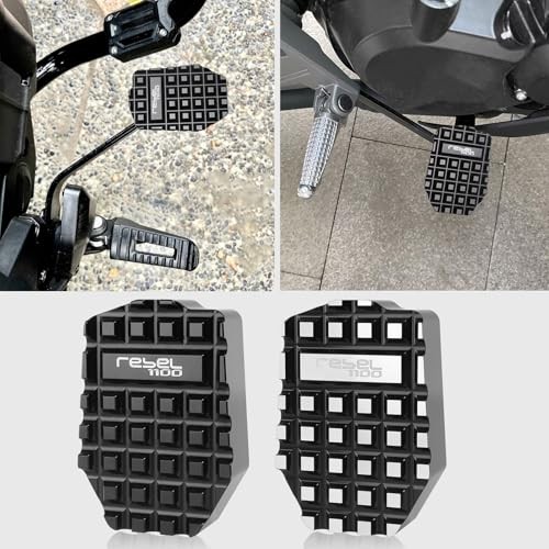 WOOGA Motorbike Foot Brake Lever Pedal Enlarge Extension Rear Brake Peg Black