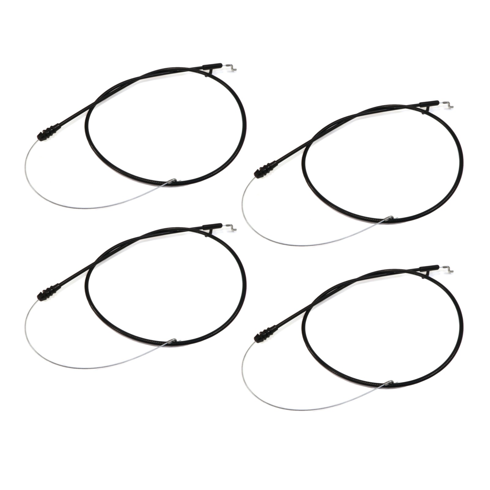 (Pack of 4) Engine Control Cables for Raisman 80-45-118, 8045118 Presence Cord