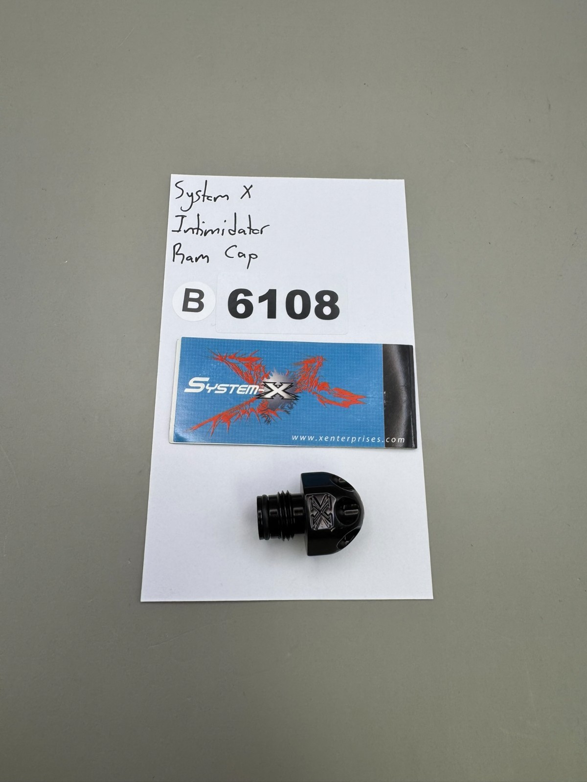 System X Intimidator Ram Cap-Gloss Black