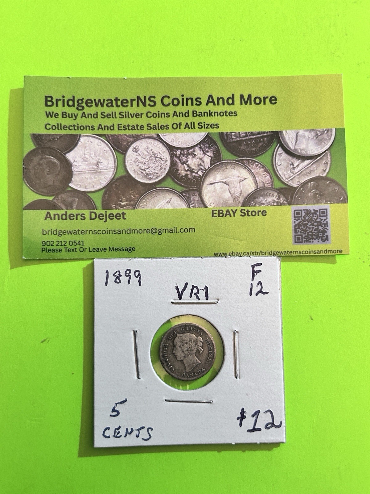 Canada 1899 Queen Victoria Nickel. Sterling Silver. Trending At $11