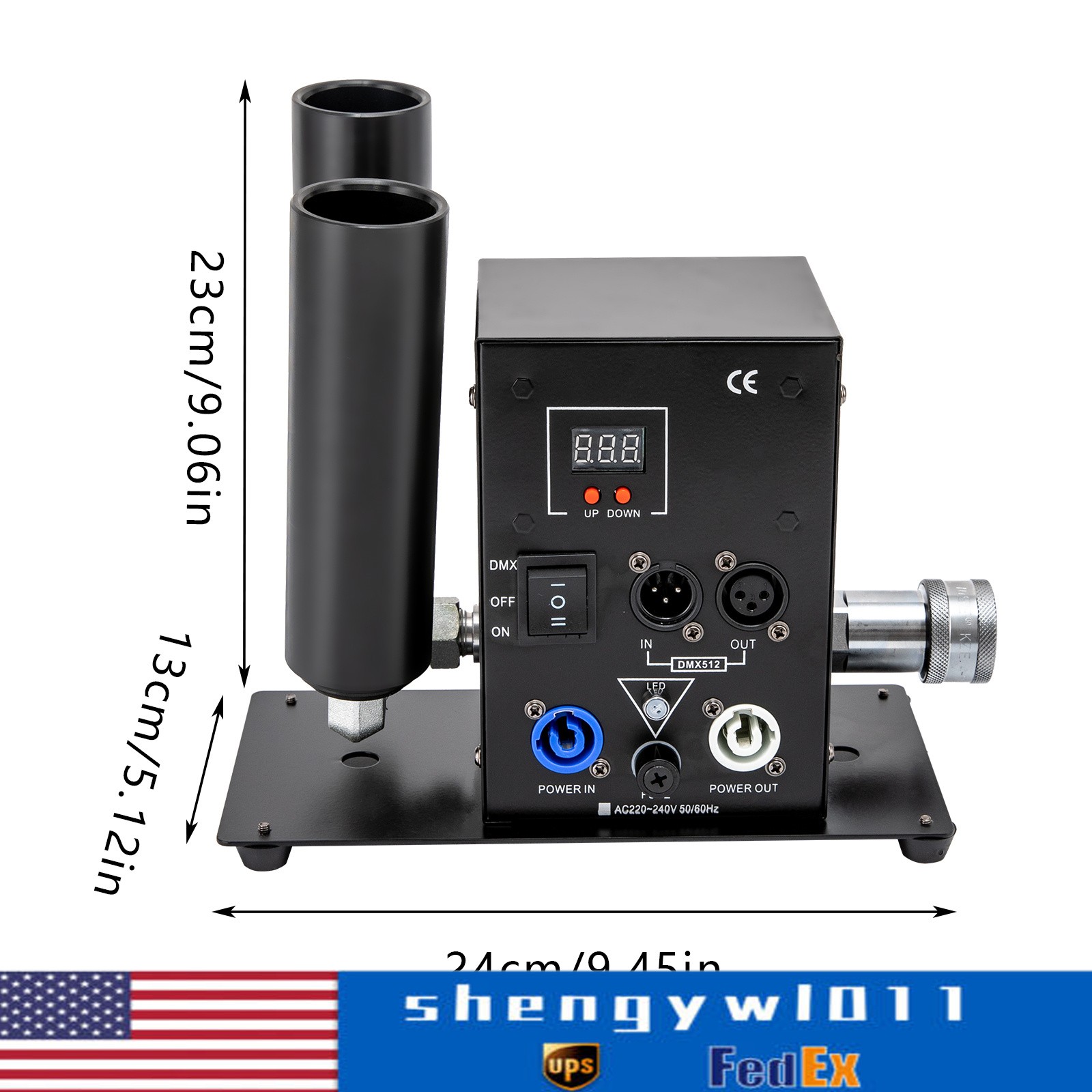 DJ Club Effect C02 Jet Machine Cryo DMX512 Co2 Party Cannon Fogger Smoke Gun