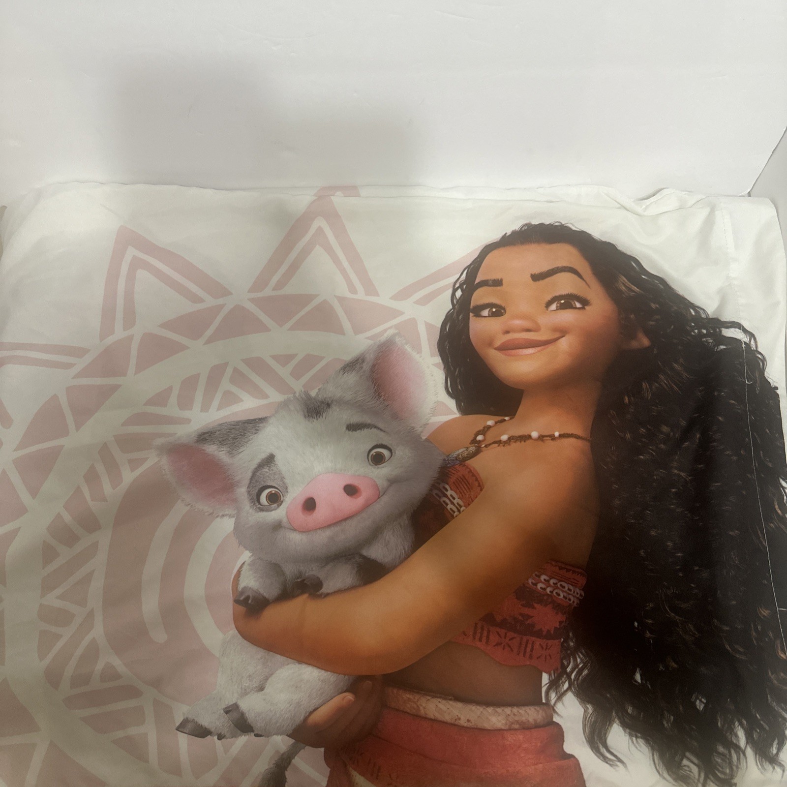 Disney Moana Pua Pig Polyester Blend Two Pillow Cases