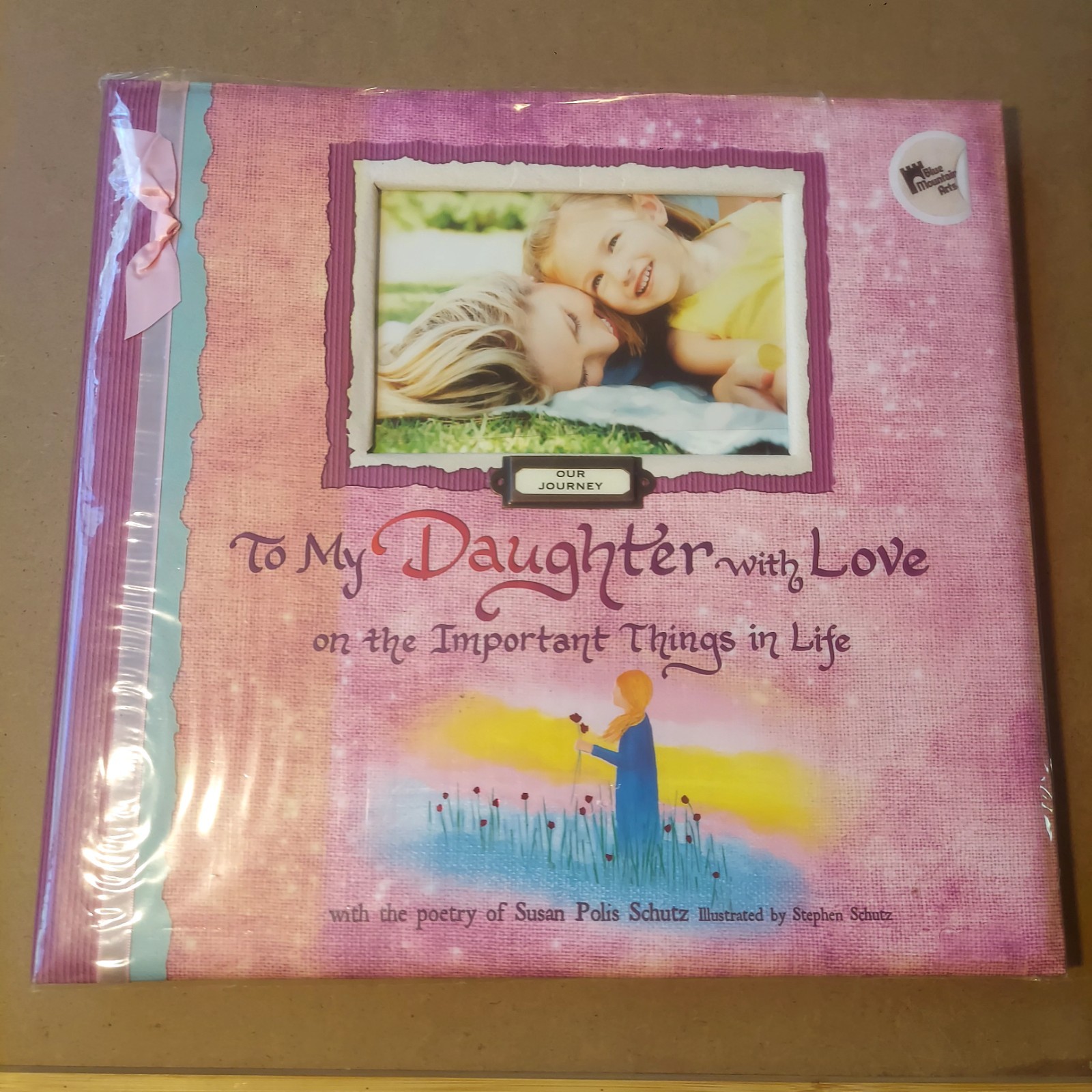 Daughter Pink Scrapbook with Susan Polis Schultz Poetry, 20 Ready Made Pages