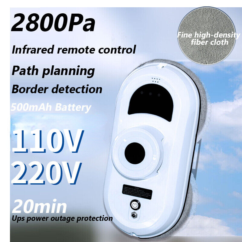 220V/110V Window Cleaning Machine Automatic Remote Control Smart Robot Cleaner