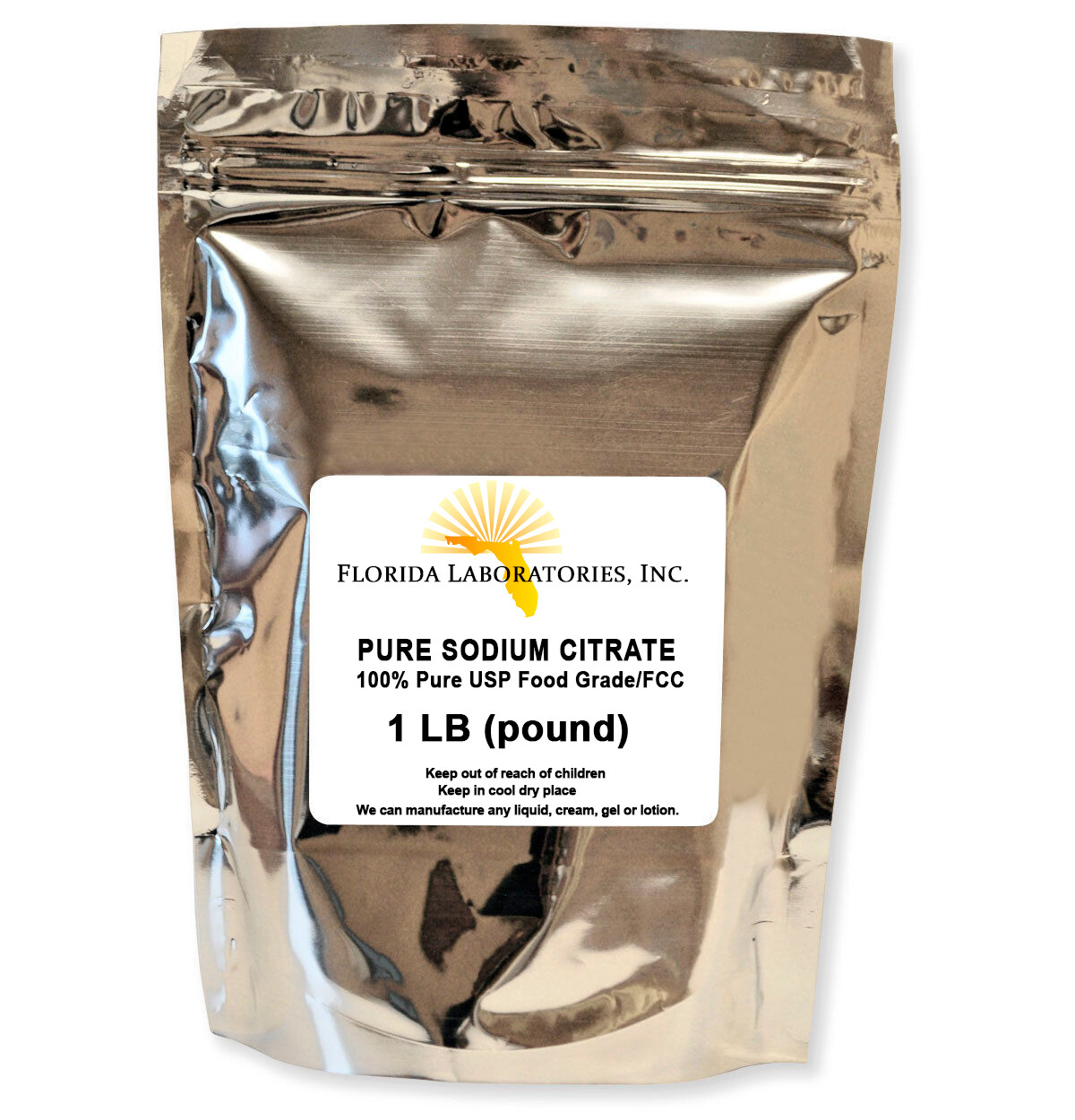 Sodium Citrate FCC/USP 1 LB-TriSodium Citrate Dihydrate 100% Food Grade Granular