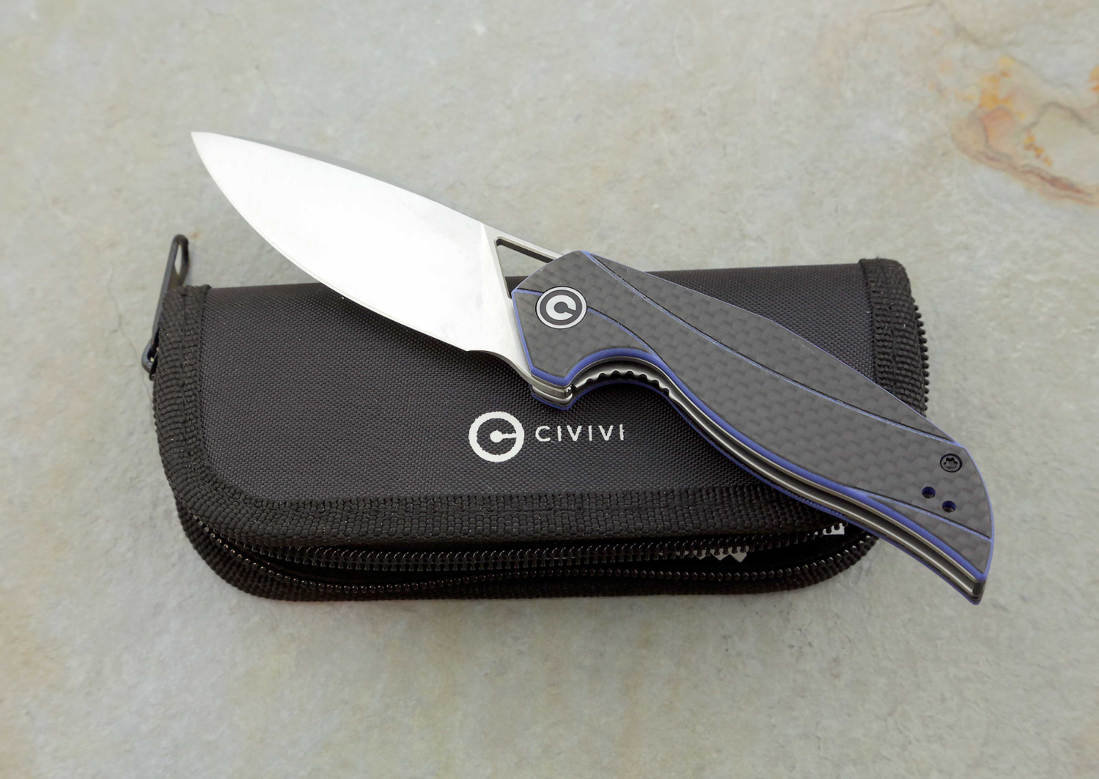 Civivi C903B Folding Pocket Knife "Anthropos" D2 blade G10/CF scales BNIB