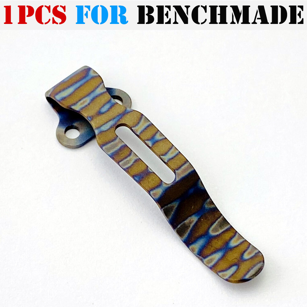 Titanium Deep Carry Back Pocket Clip For Benchmade /Emerson /ProTech /ZT Knife