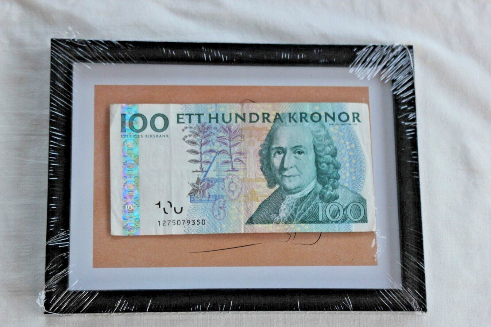 100 Kronor Sweden banknotes, ETT HUNDRA KRONOR, Sweriges riksbank Bill PASSWORD!