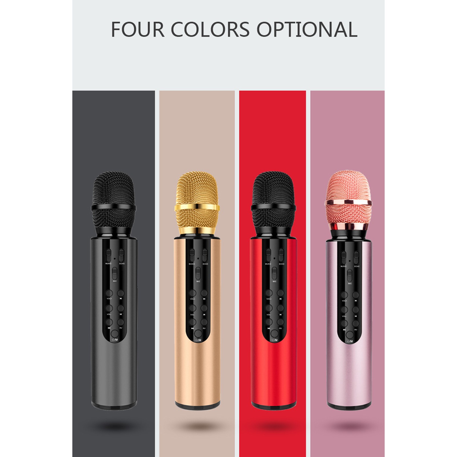 Handheld BT Microphones Kids Karaoke Microphone Home KTV Player For Home Pa FCYF