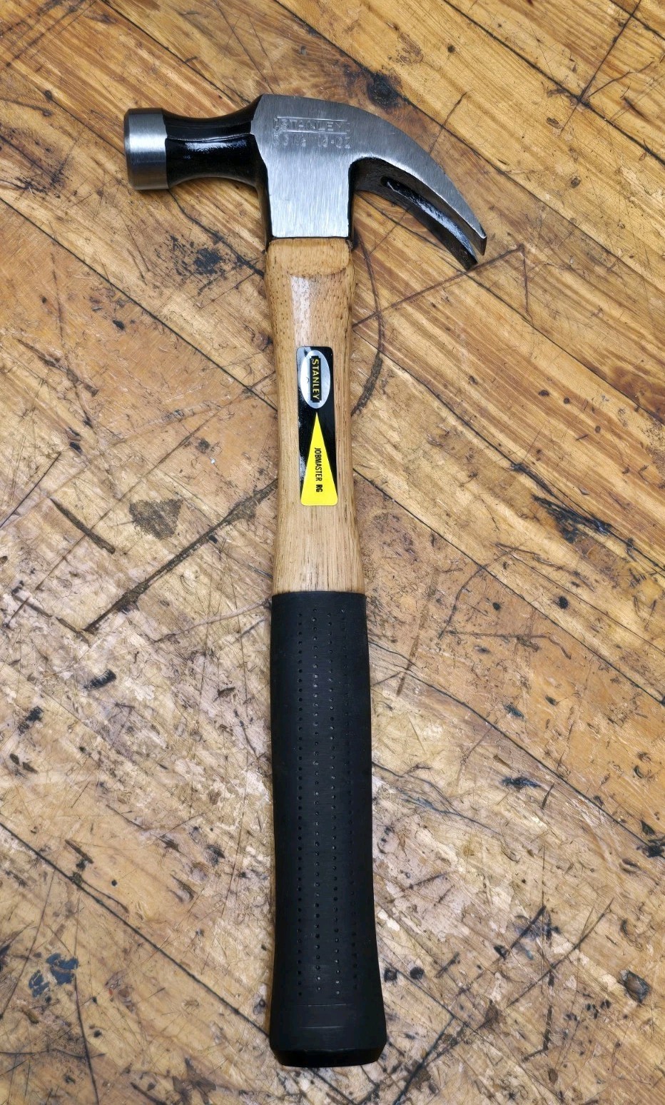 Vintage NOS Stanley Jobmaster 16oz Curved Claw Hammer RG1-1/2 Comfort Handle NEW