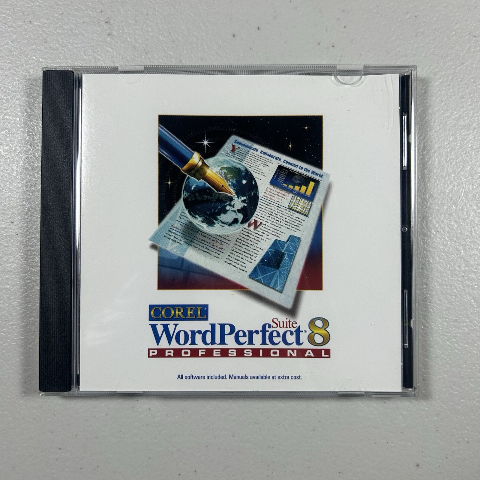Corel Word Perfect Suite 8 Software CD Windows 1997