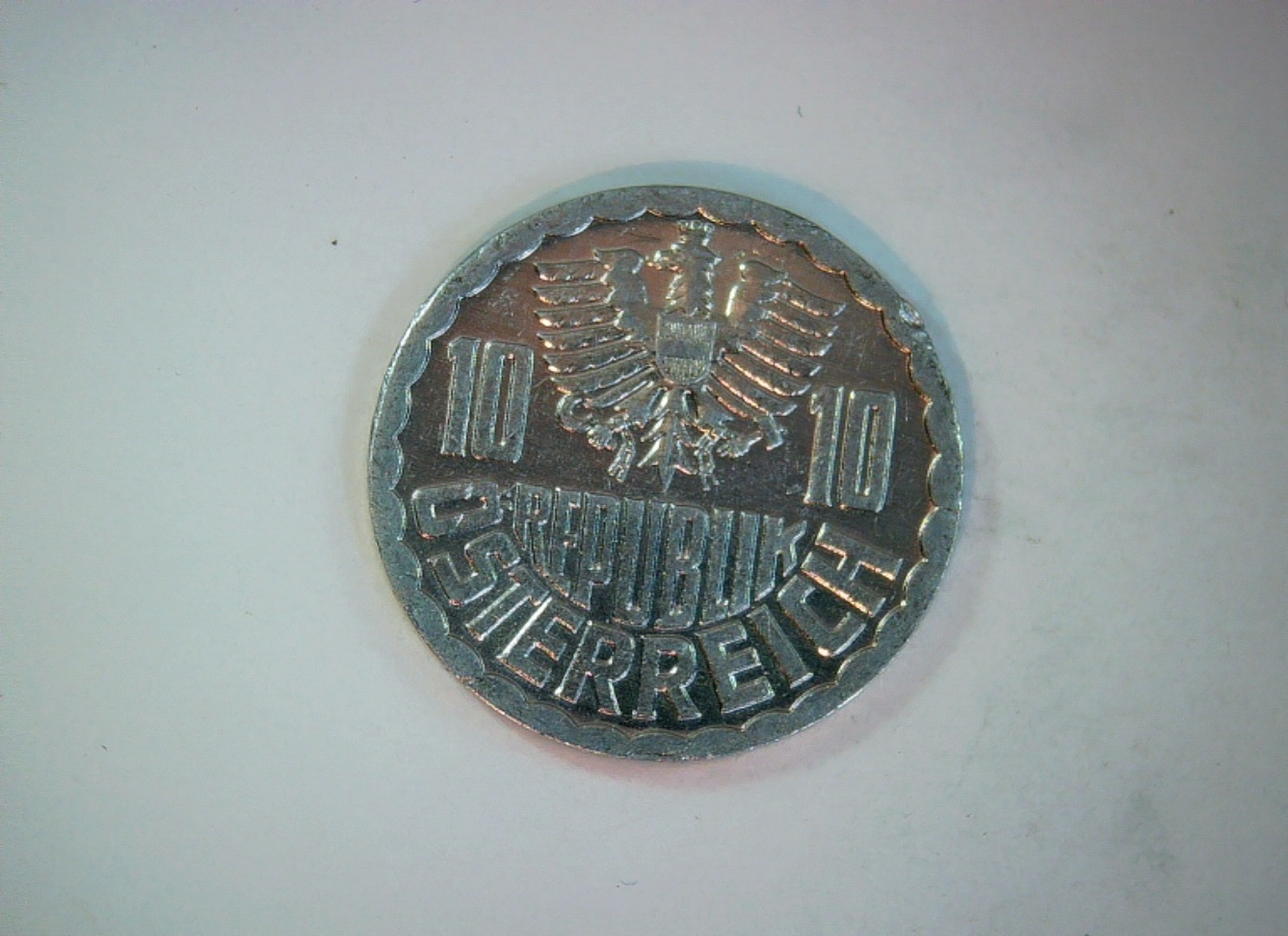 Austria 1984 10 Groschen Coin
