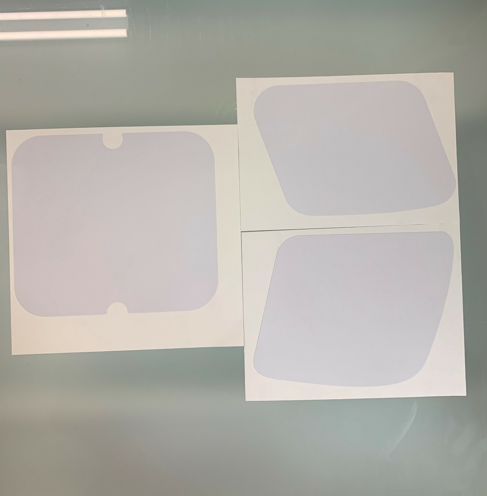 KD80X Decal Number Plate Set Reproduction Kawasaki KD80 KD 80X White