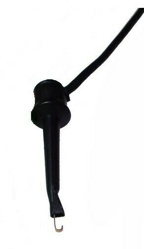 DANIU 1 PC 4mm Banana Plug to Copper Dual Test Hook Clip Cable Lead Wire 100cm
