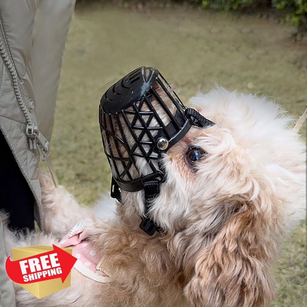 RUIFANDAHK Dog Muzzle 4# Black