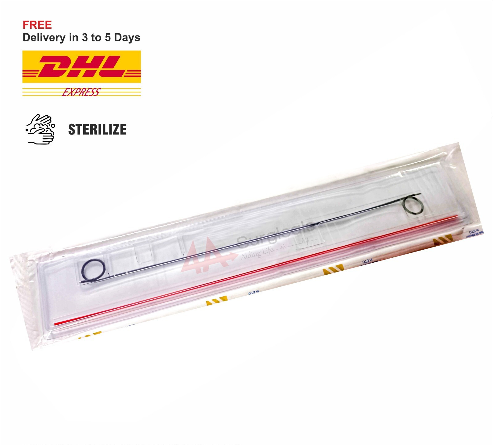 4A SILICON Double J with Pusher  7fr/26cm set of 10 for 12 months use