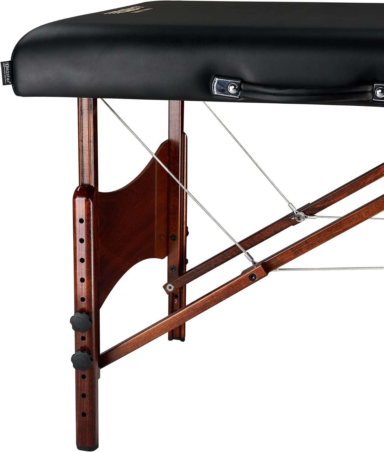 Portable Massage Table with 2.5" Cushion & Accessories - Black 30