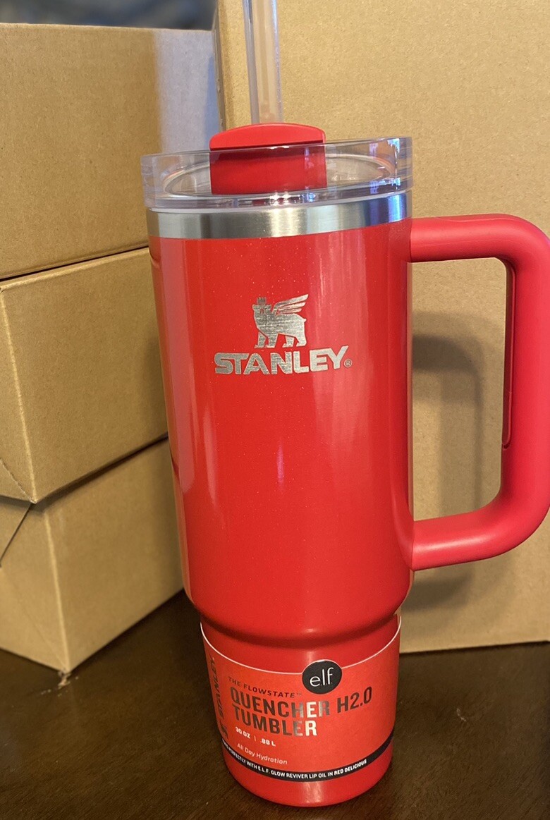 New Stanley 30Oz  Stainless Steel Tumbler - Red Delicious Elf Target Exclusive