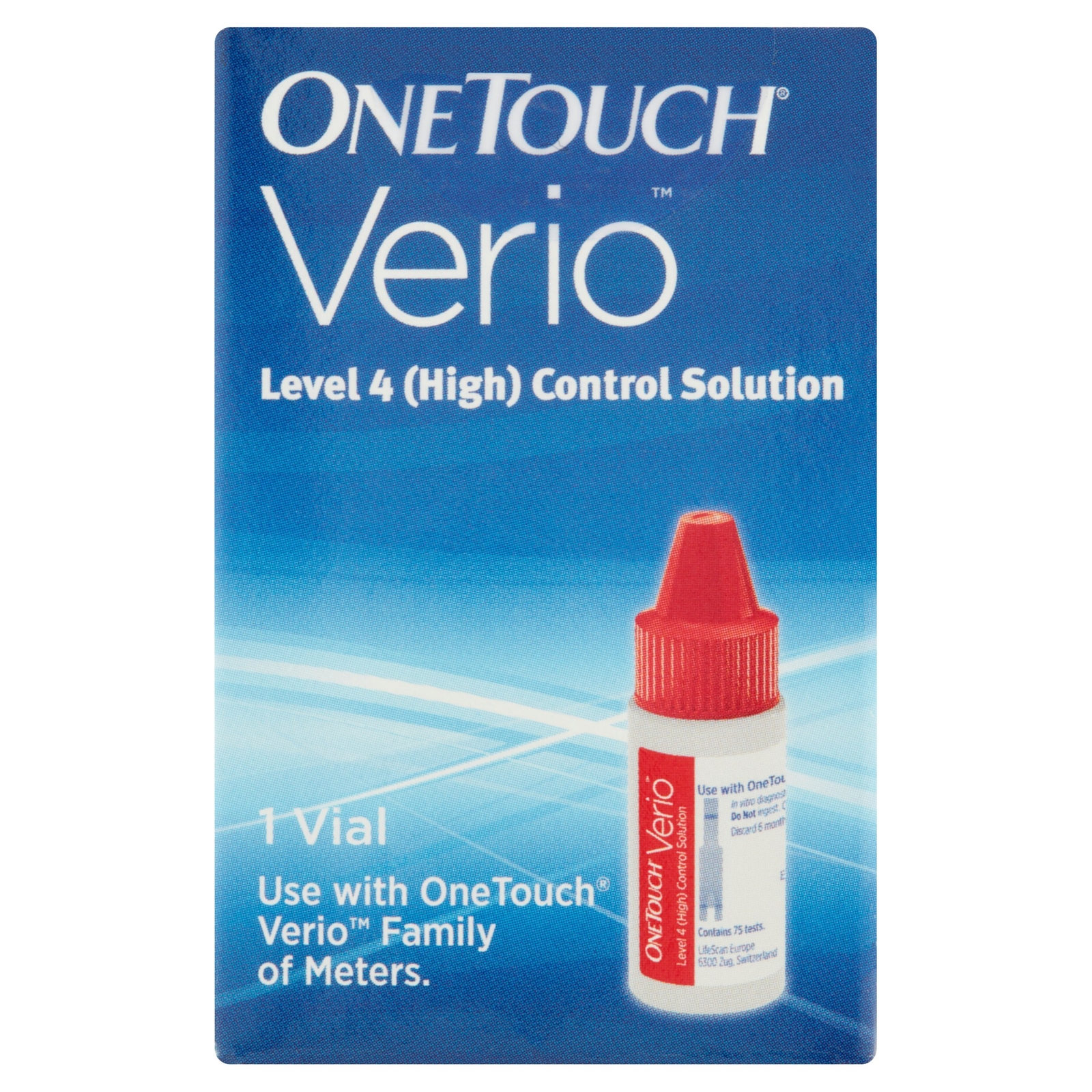 OneTouch Verio Level 4 Control Solution Vial For Glucose Meter & Test Strip 1 Ct