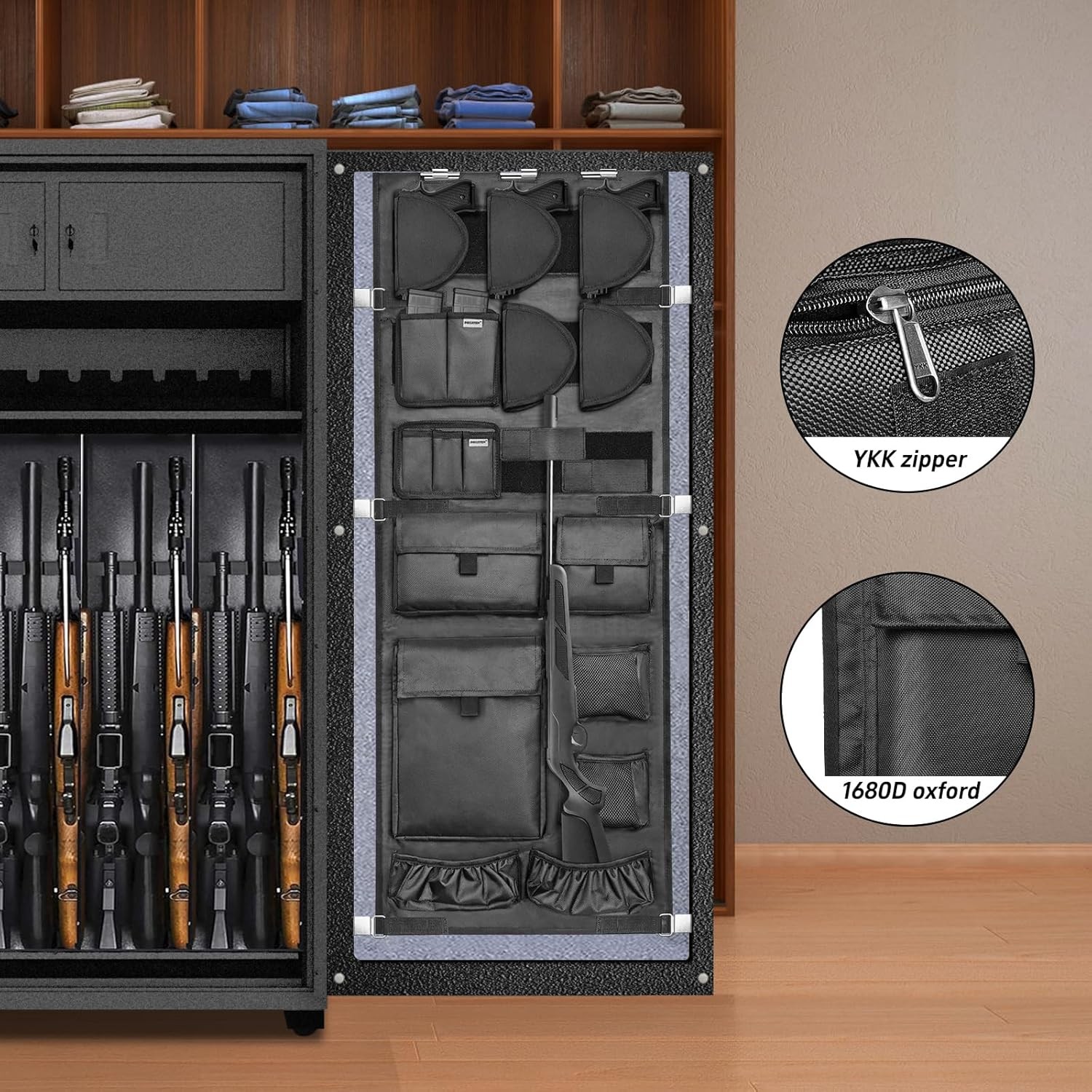 Gun Safe Door Organizer,Gun Safe Door Panel Organizer, Gun Safe Accessories