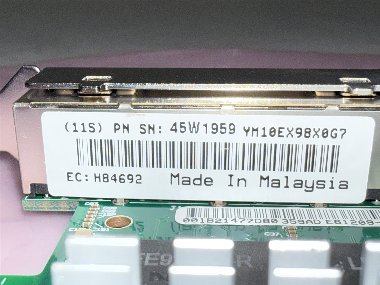 IBM 45W1959 INTEL EXPI9404PTL PRO/1000 PT QUAD PORT PCI-E SERVER ADAPTER