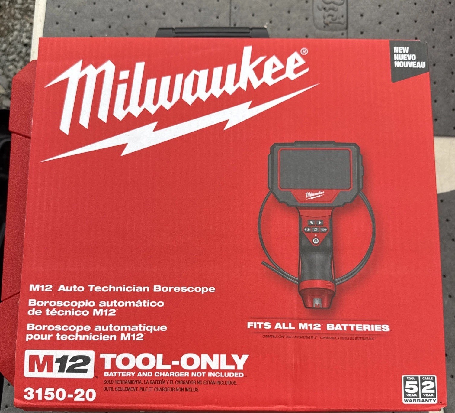 Milwaukee 3150-20 12V M12 Auto Technician Borescope