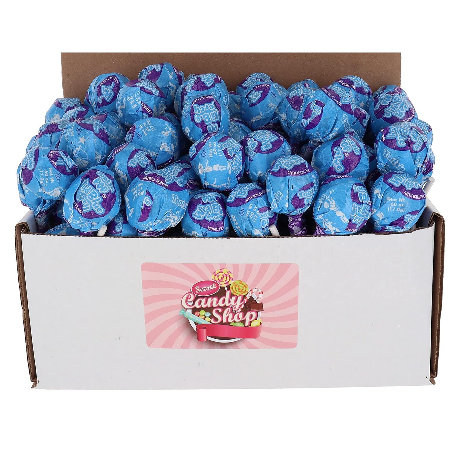 Tootsie Pops Lollipops Lollies in a Box Wild Berry Flavor (Wild Blue Berry)