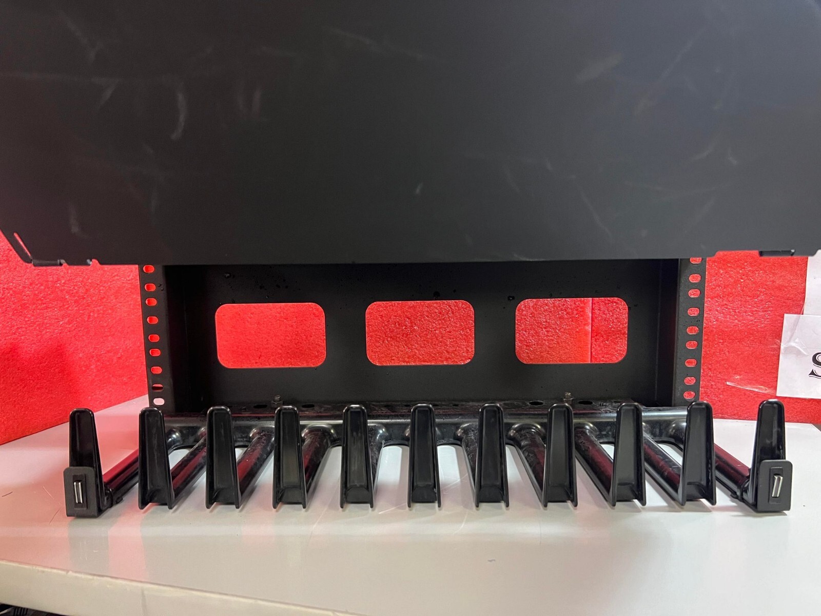 Panduit NCMHAEF4 Horizontal Cable Manager Black