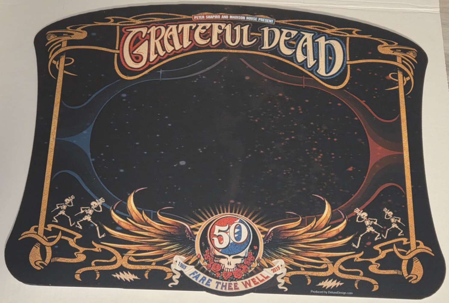 Grateful Dead - GD50 Fare Thee Well - Coroplast Graphic Concert Sign - Near Mint