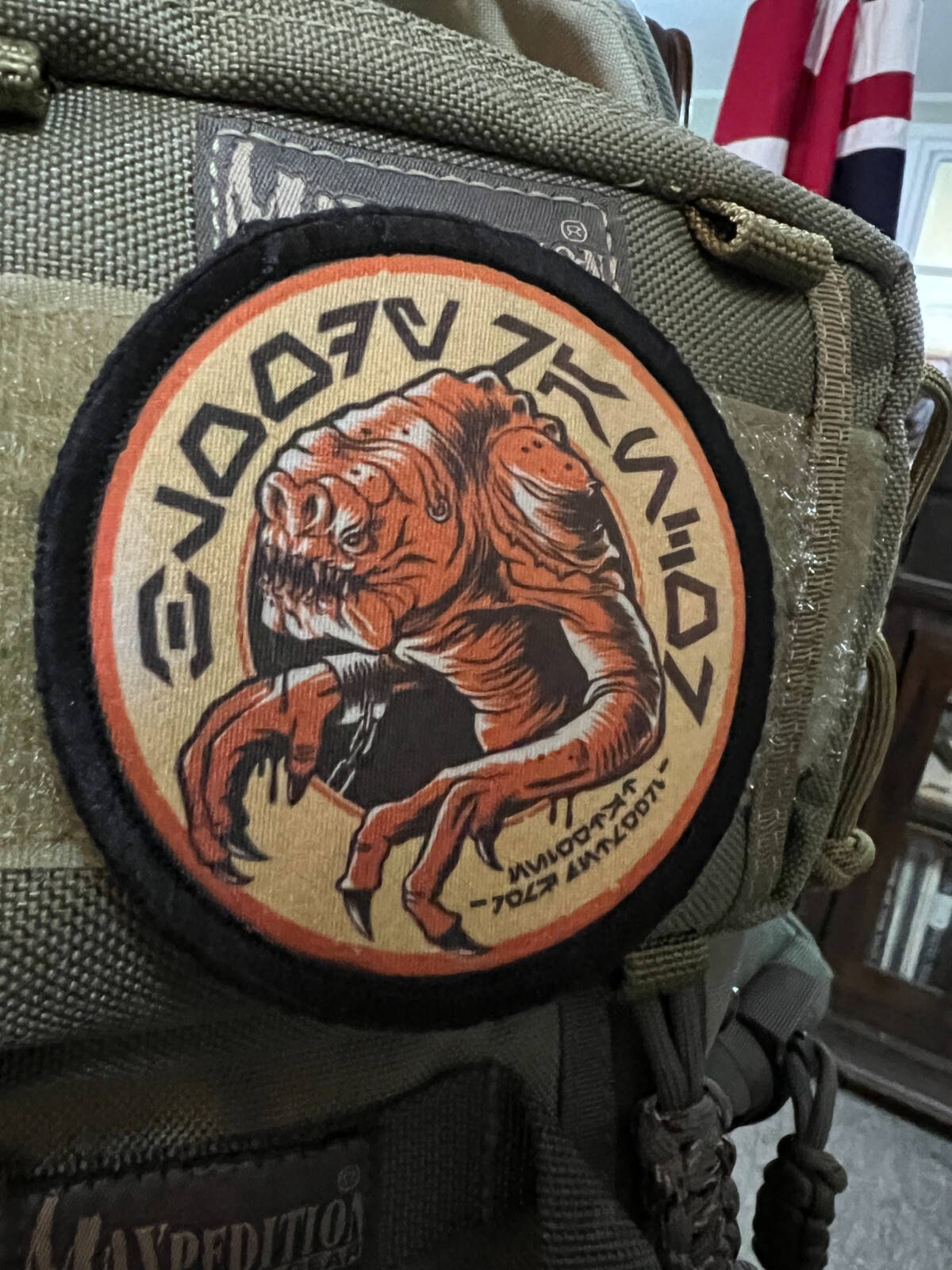 Oga's Cantina Ranco Coaster PATCH  Hook and loop Morale Patch