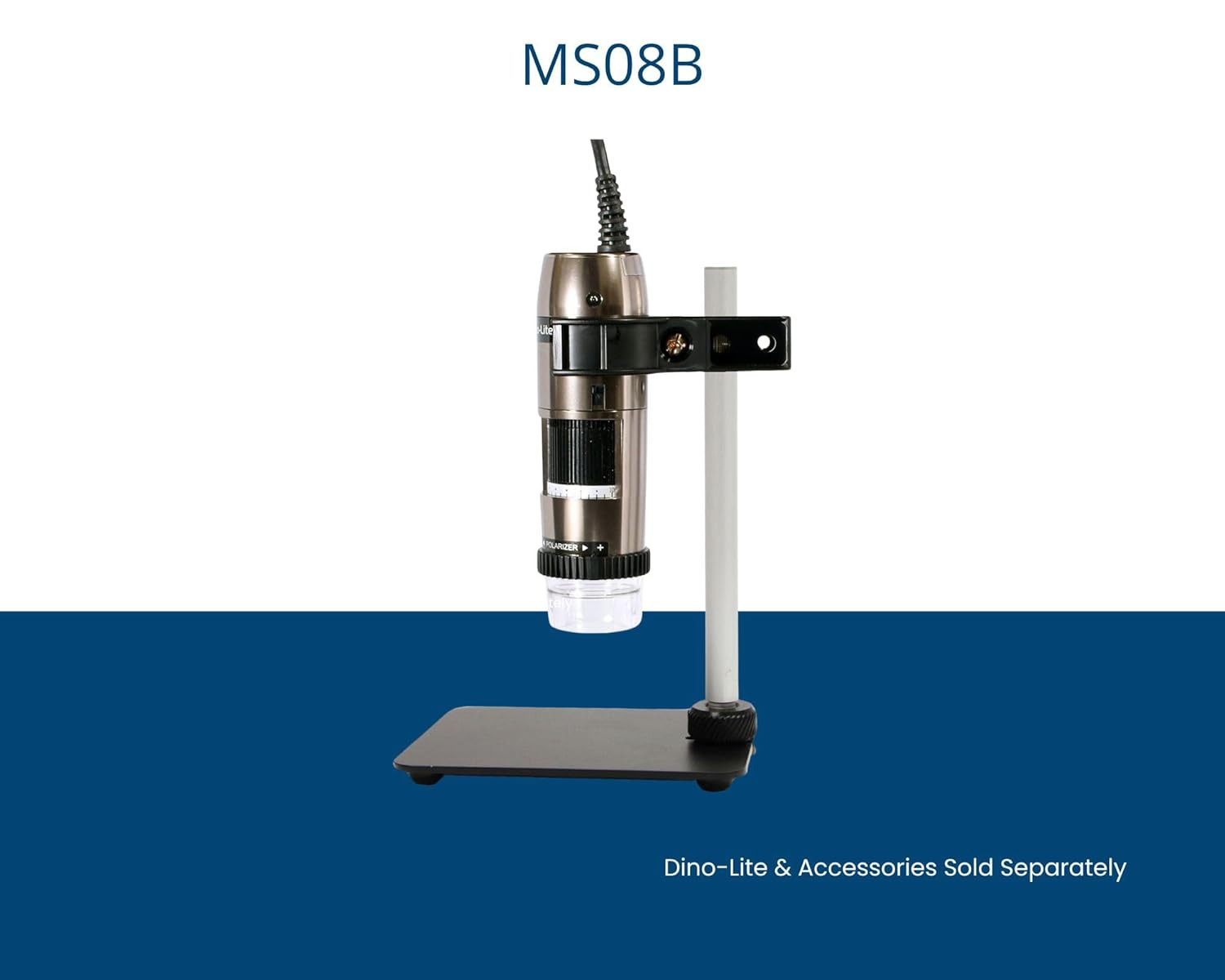 MS08B Compact Portable Table Top Stand, Adjustable, 3.9" X 2.9" X 5.7"