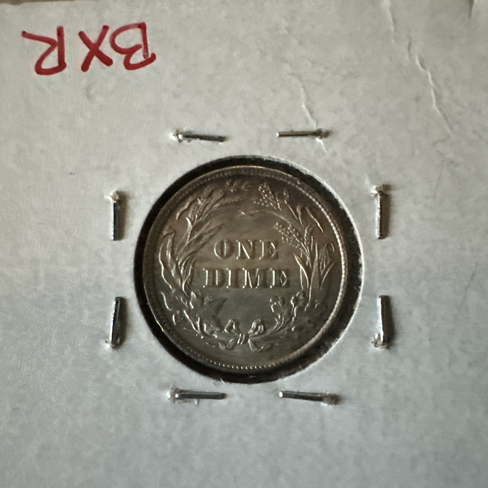 1897 One Dime Silver Toner Coin uncirculated