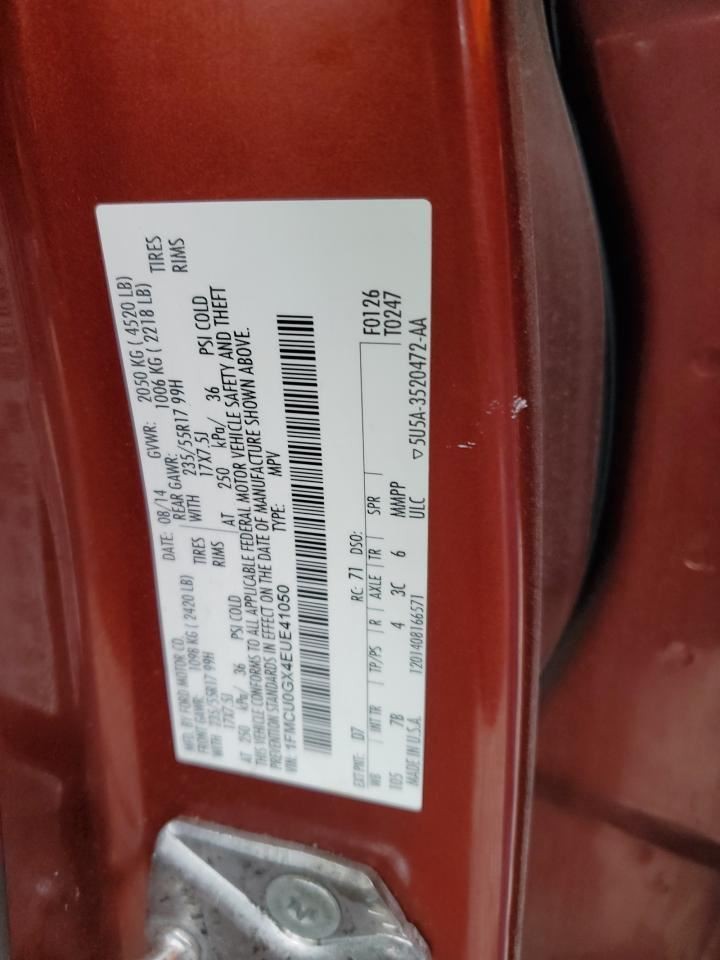 Passenger Tail Light Quarter Panel Mounted OEM 13-16 ESCAPE 1353904
