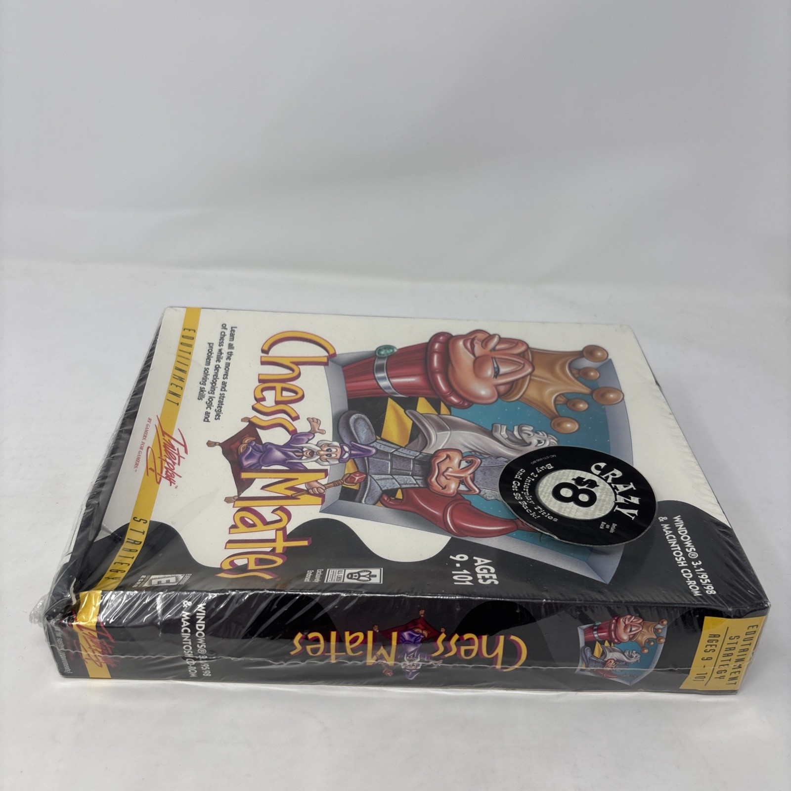 Sealed Vintage Chess Mates by Interplay PC/Mac CD-ROM 1998 Big Box Game Software
