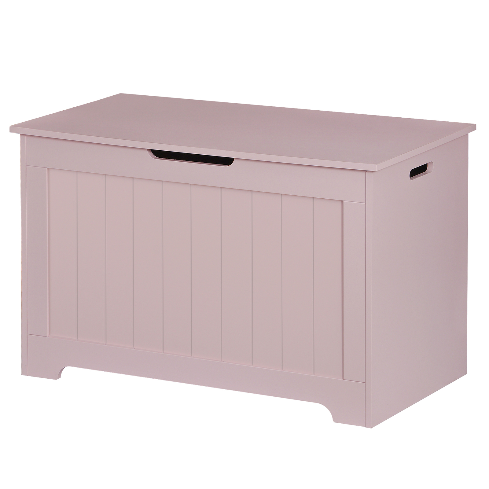 Wooden Toy Storage Chest Toy Organizer Entryway Storage Bench W/ Safty Hinge