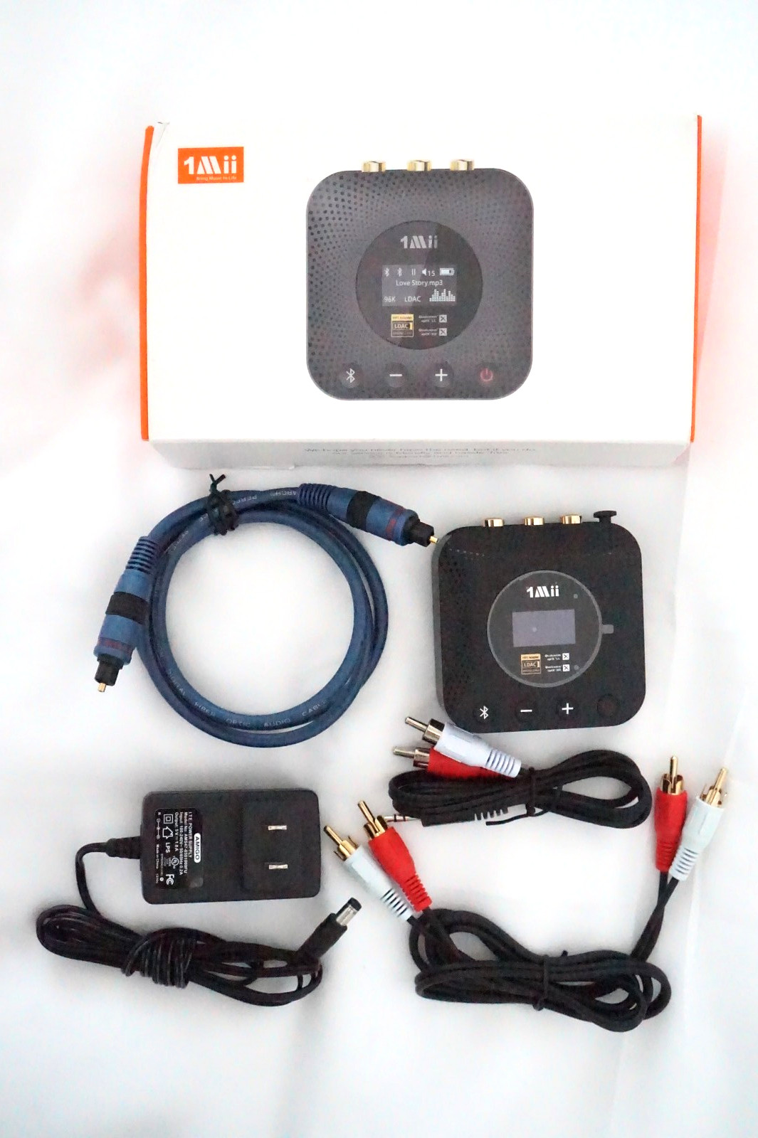 1Mii B06HD+ High Resolution Bluetooth 5.1 Music Receiver for Stereo aptX-HD LDAC