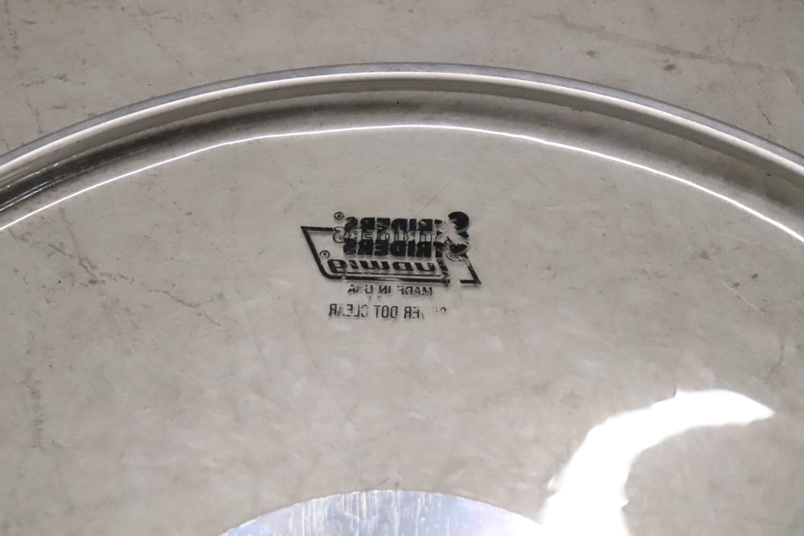 Ludwig 16" Striders Clear Silver Dot Drum Head Vintage
