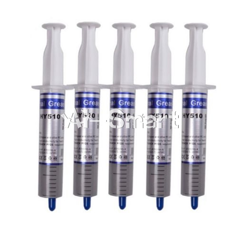 10PCS HY510 Grey Thermal Conductive Grease Paste For GPU CPU Chipset Cooling 30g