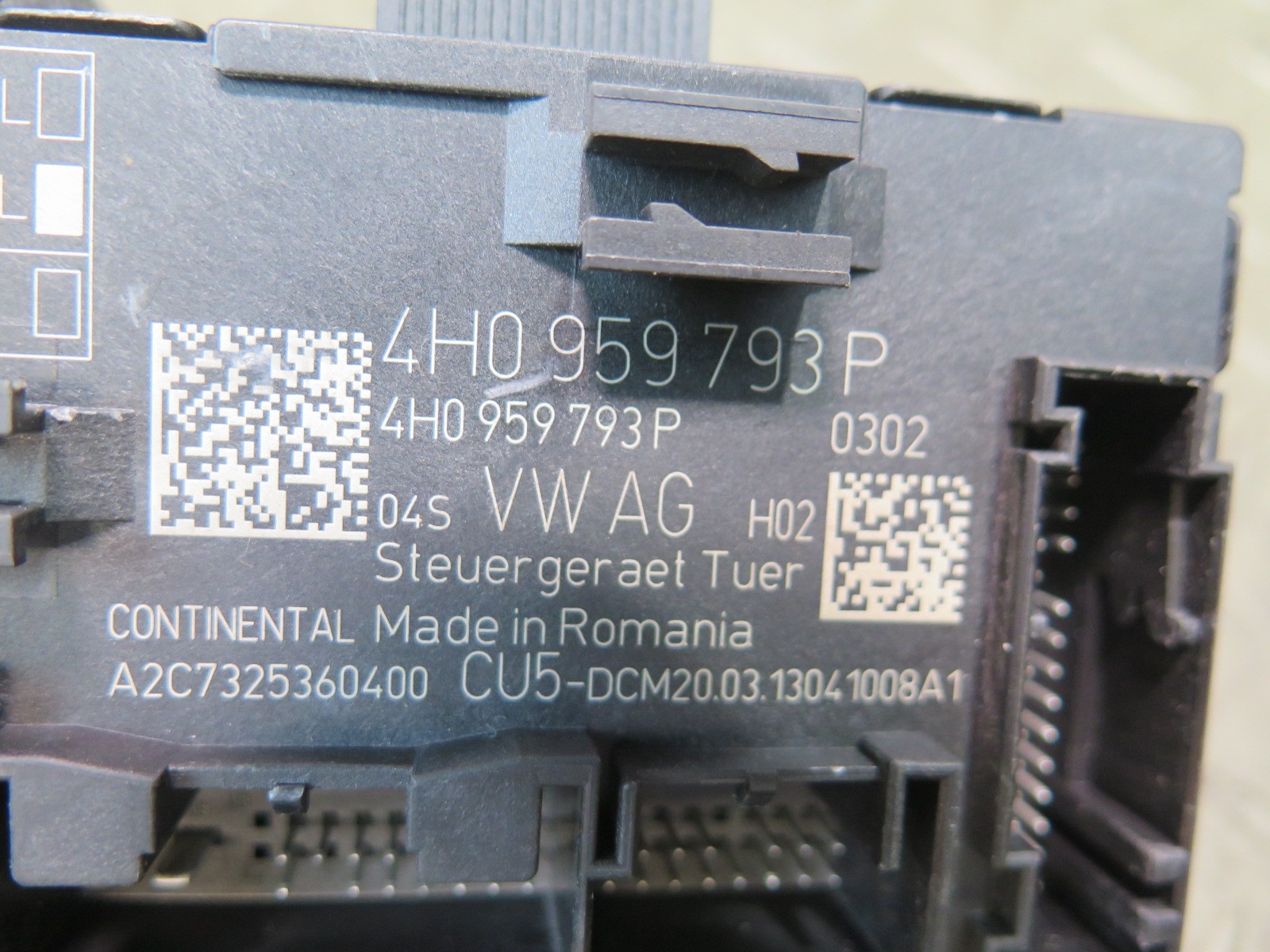 2011-2018 PORSCHE CAYENNE 958 FRONT LEFT DOOR CONTROL MODULE 4H0959793P