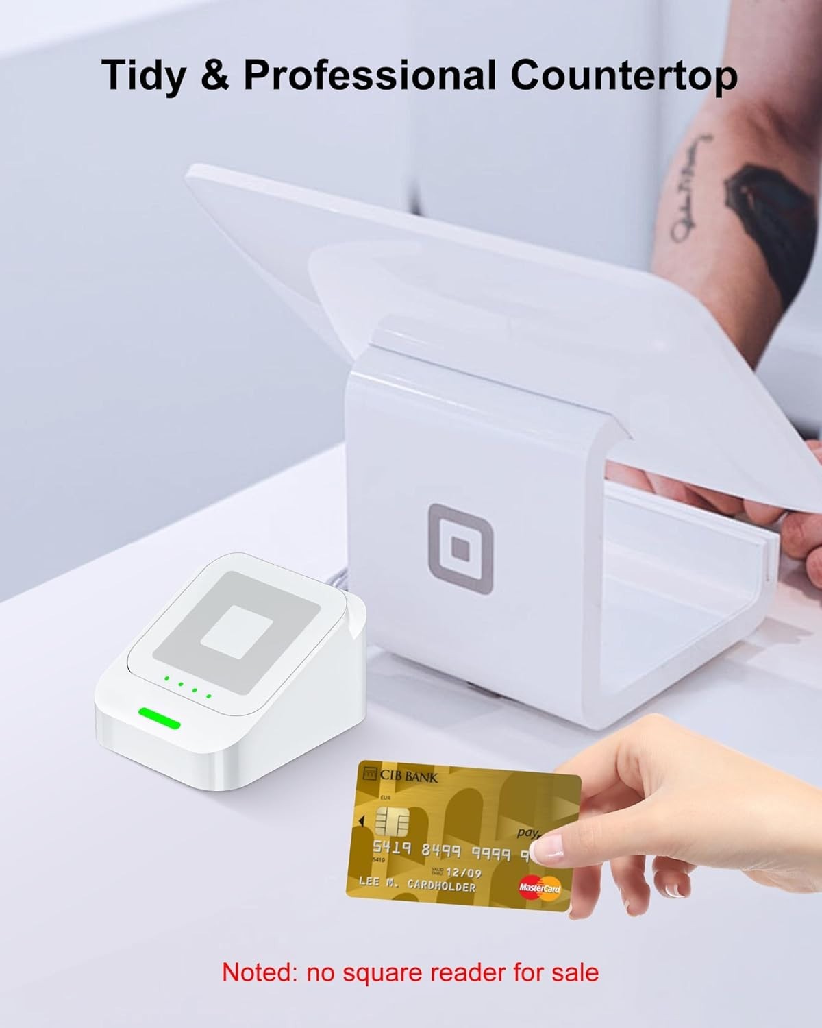 2nd-Gen Square Card Reader Stand for Square Reader Dock 2nd Generation & POS ...