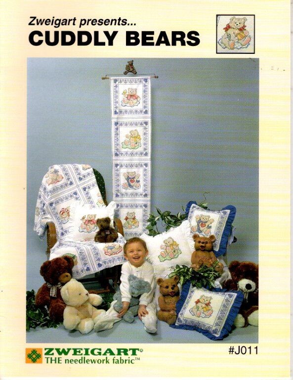 CROSS STITCH ZWEIGART PRESENTS...CUDDLY BEARS BEAUTIFUL CHARTS