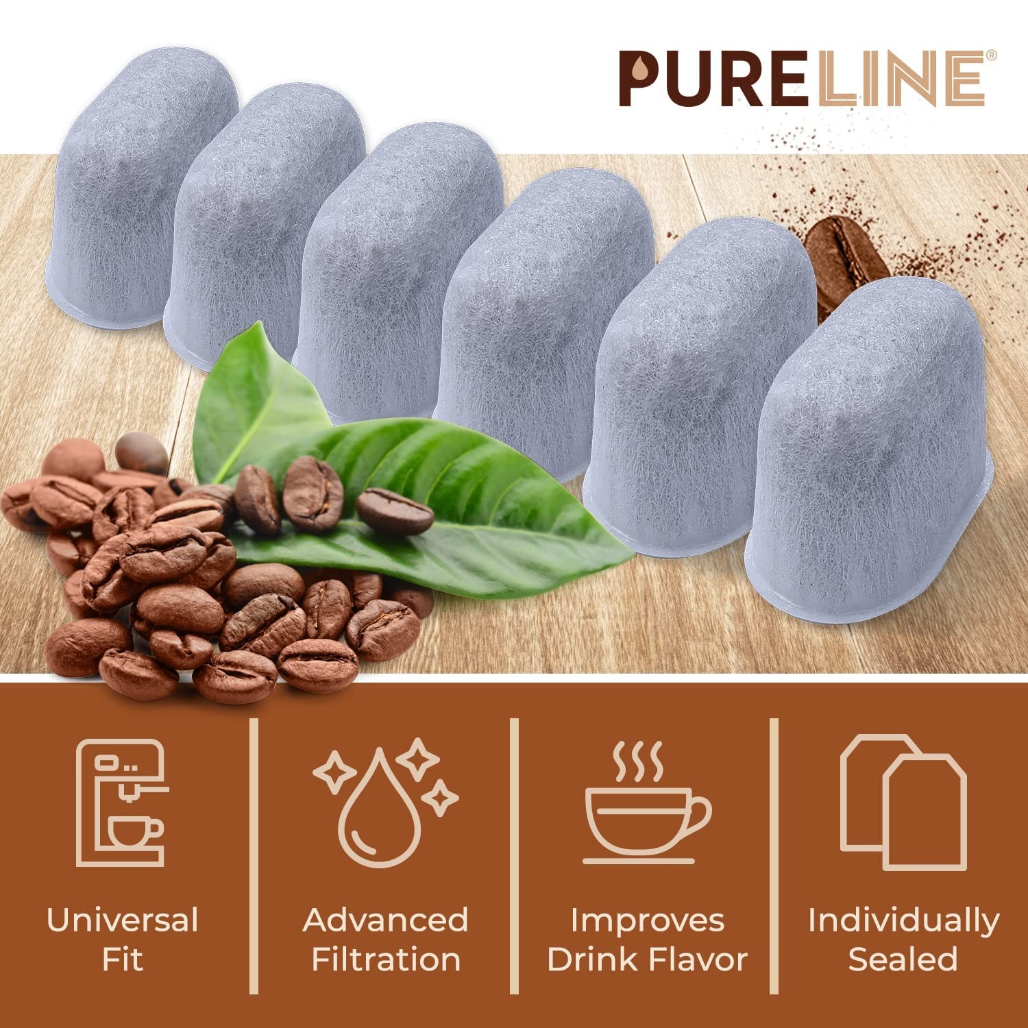 Keurig Filter Replacement, 12 Pack Compatible Charcoal Water Filter Replaceme...